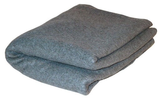 Gray Fleece Blanket