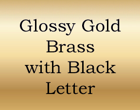 Glossy Gold Background Black Letters