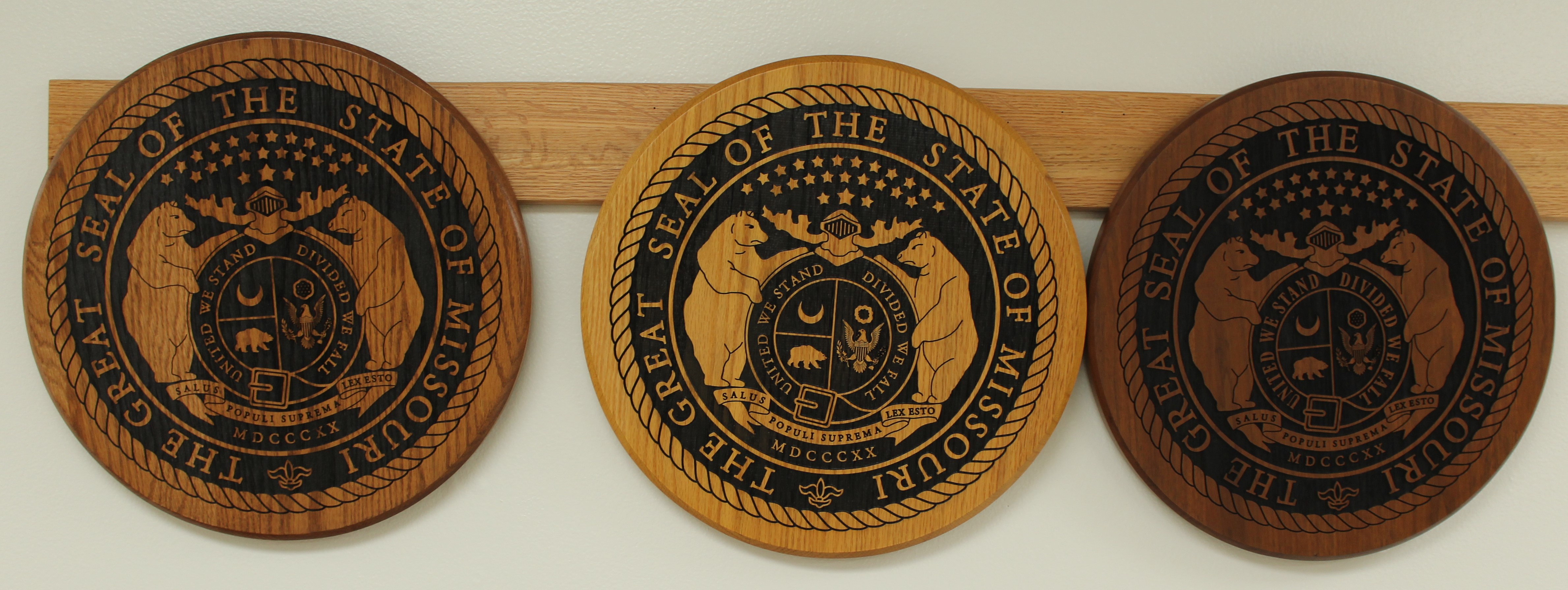 16″ Round State Seal