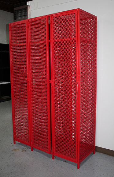 Expanded Metal Lockers